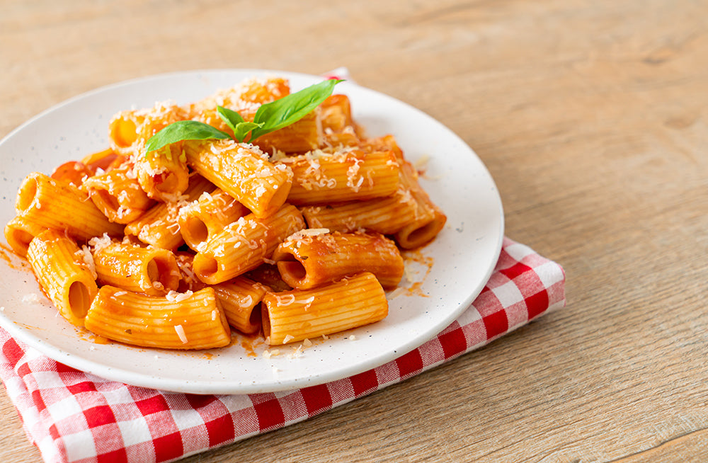 creamy tomato rigatoni pasta recipe