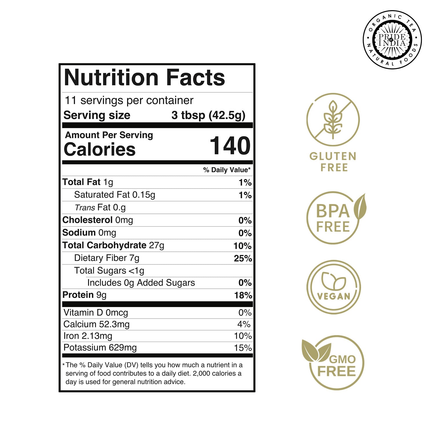 Garbanzo Bean Flour - Pride Of India