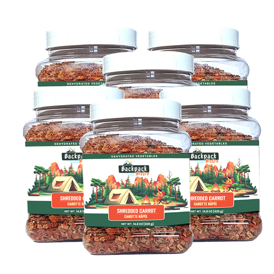 Backpack Bistro Dehydrated Shredded Carrots 14.8 oz (420 g) - Pride Of India