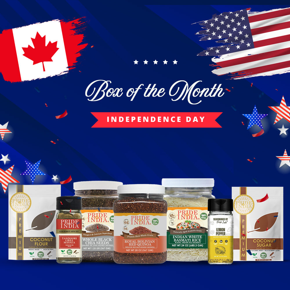 CANADA  & USA INDEPENDENCE DAY_ BOX OF THE MONTH - Pride Of India