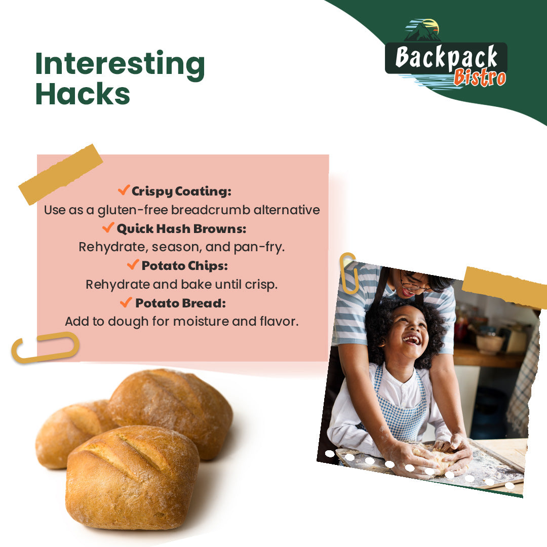 Backpack Bistro Dehydrated Diced Potatoes - Pride Of India